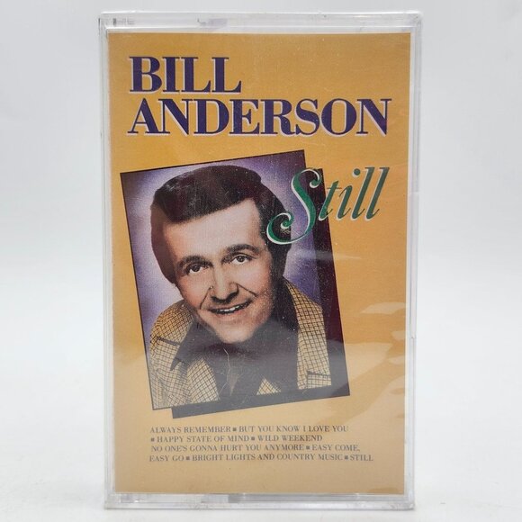 Bill Anderson Still Cassette 1989 MCA Records MCAC-20536 New Sealed - Picture 1 of 4